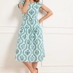 NWT Talbots Poplin Dress